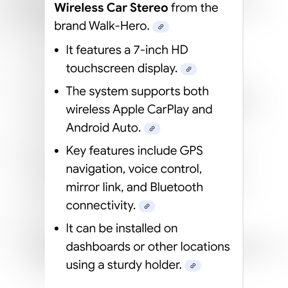 Portable Wireless Car Stereo with Black Frame - Picture 7 of 7
